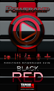 How to get Poweramp skin Black Red lastet apk for pc