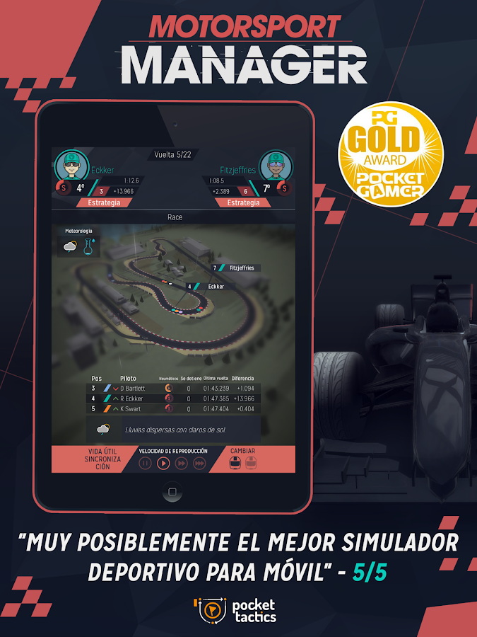 Para los fans de la Fórmula 1 llega Motorsport Manager