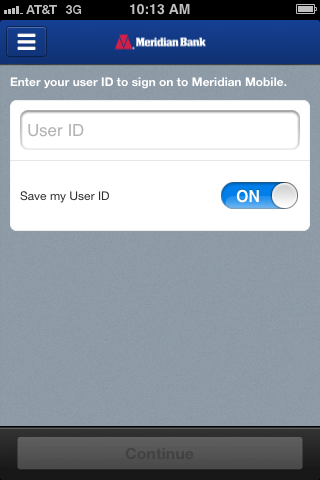 Meridian Bank Mobile