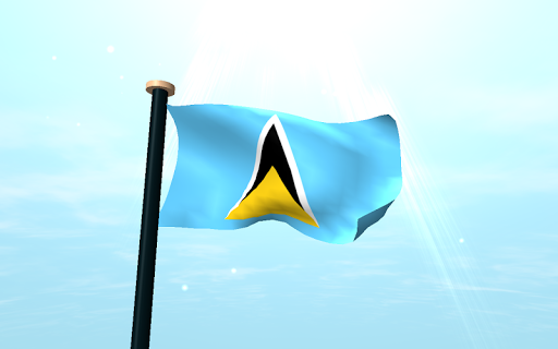 免費下載個人化APP|Saint Lucia Flag 3D Free app開箱文|APP開箱王