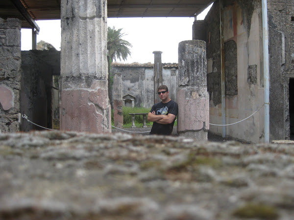 Me in the ruins of Pompeii.