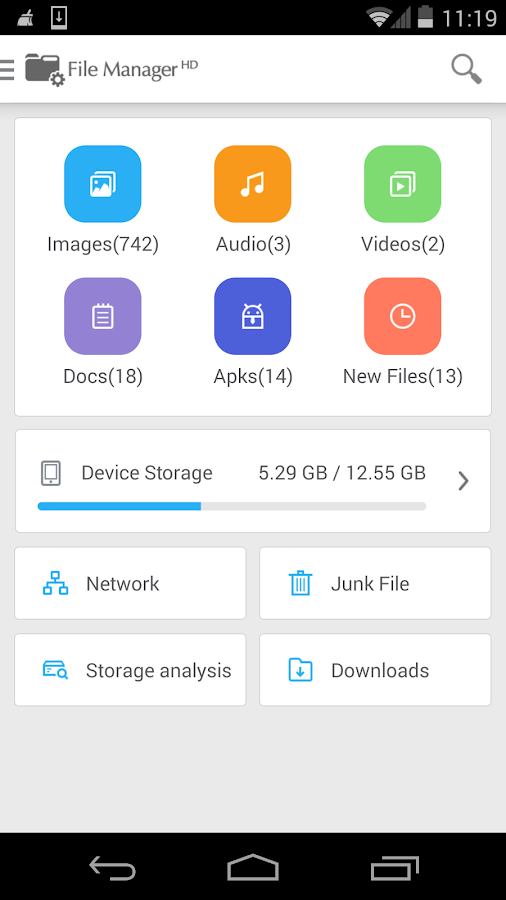 File Manager HD (Explorer,FTP) - screenshot