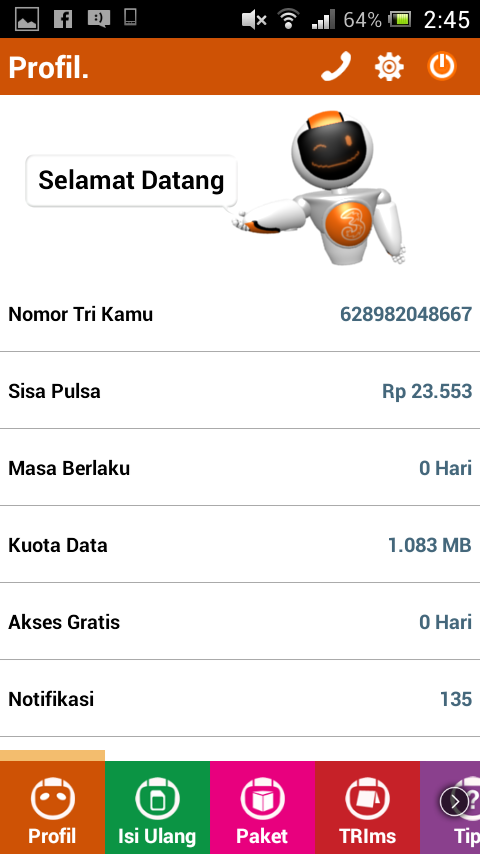    BimaTRI- screenshot  