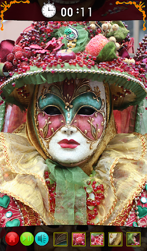 Carnaval Masks Hidden Images
