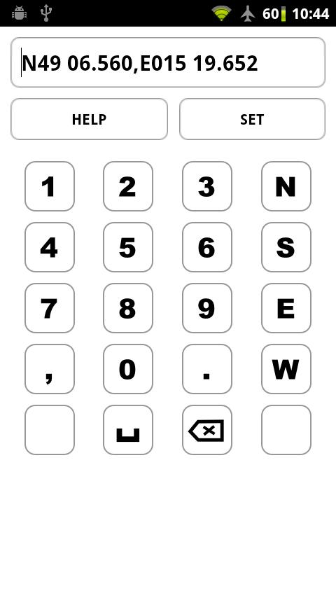    GeoCompass- screenshot  