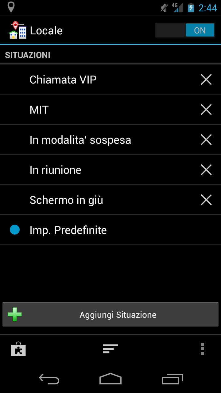 Android application Locale screenshort