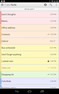 ColorNote Notepad Notes - screenshot thumbnail