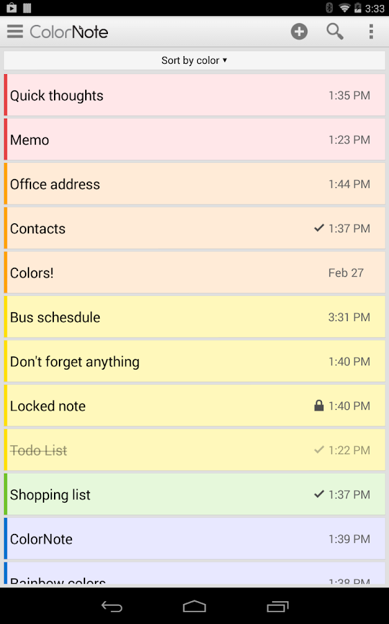 ColorNote Notepad Notes Android Apps on Google Play