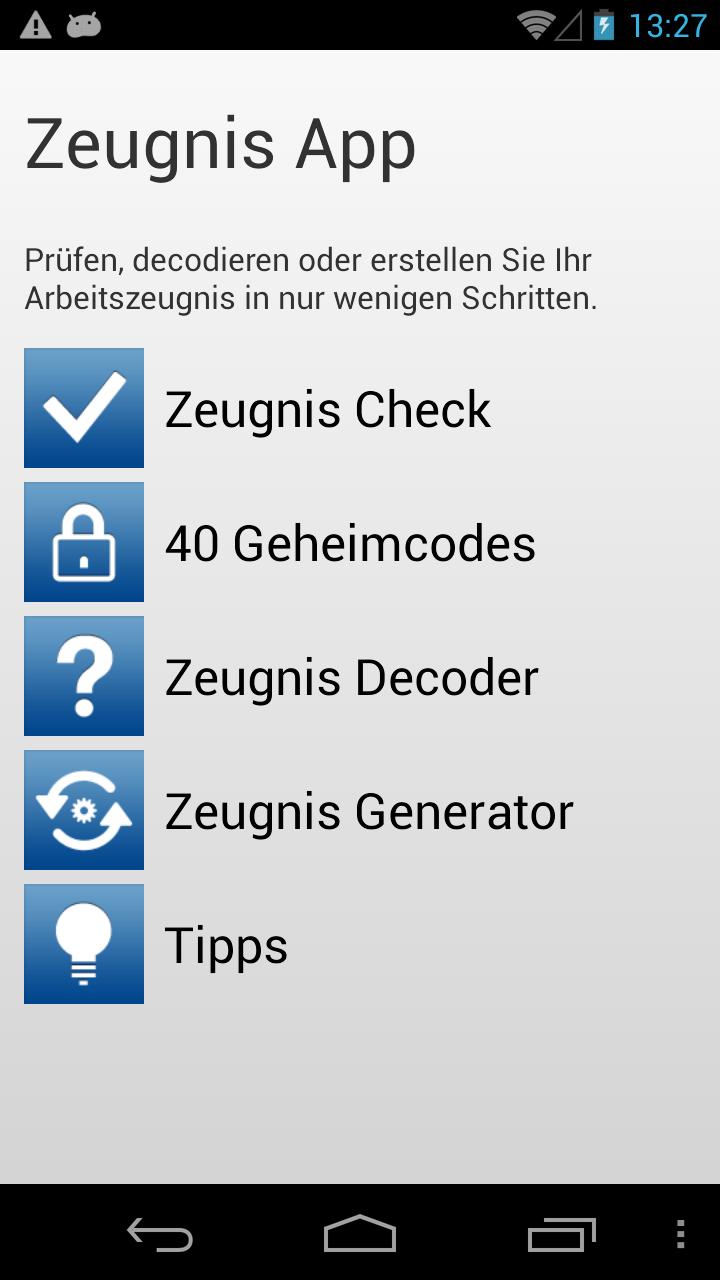 Zeugnis Screen 2