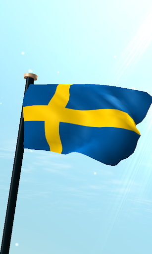 Sweden Flag 3D Live Wallpaper