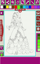 Princess Coloring Book poster 2