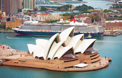 Catch riveting views of the Sydney Opera House and coastal Australia while sailing aboard Queen Elizabeth.