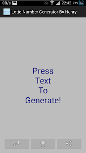 Free Lotto Number Generator - Henry APK for PC