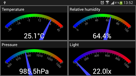 Galaxy S4 Sensors - screenshot thumbnail