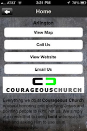 Courageous Church DFW poster 2
