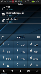 RocketDial DarkBlue Theme HD