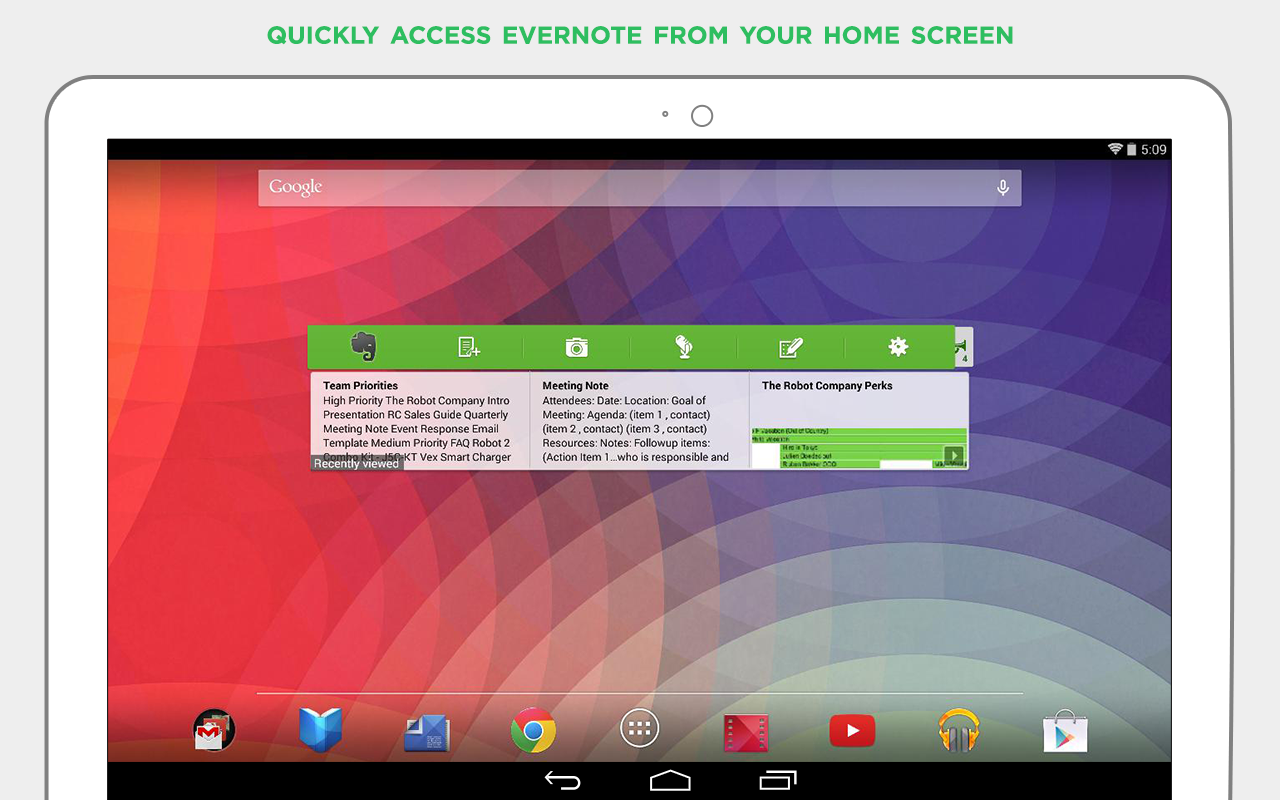 Evernote - screenshot