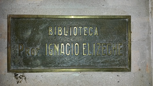 Biblioteca Prof. Egnacio Elizeche