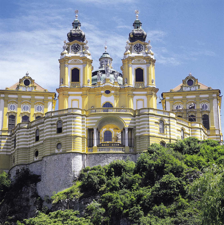 Melk Abbey on the Danube in Austria.