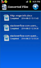 Web page To Word Converter poster 3