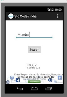 STD CODES INDIA Screenshots 2