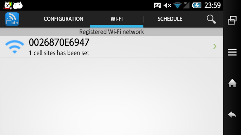 WiFi auto-connect switch Screen 3