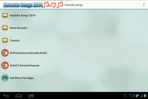 Karaoke Songs Radio 2014