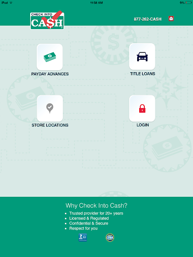 【免費財經App】Check Into Cash Tablet-APP點子