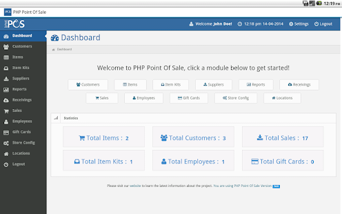 PHP Point Of Sale