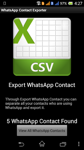 WCE Contacts Export