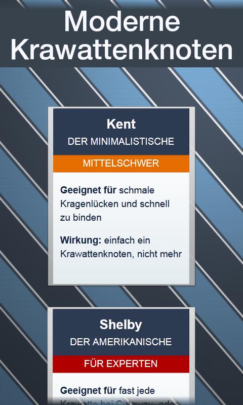 Krawatte binden - Pro Version Screen 3