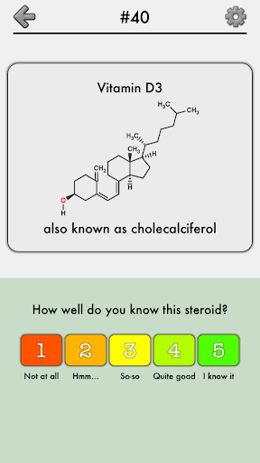 Steroids - Chemical Formulas