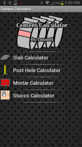 Cement Calculator