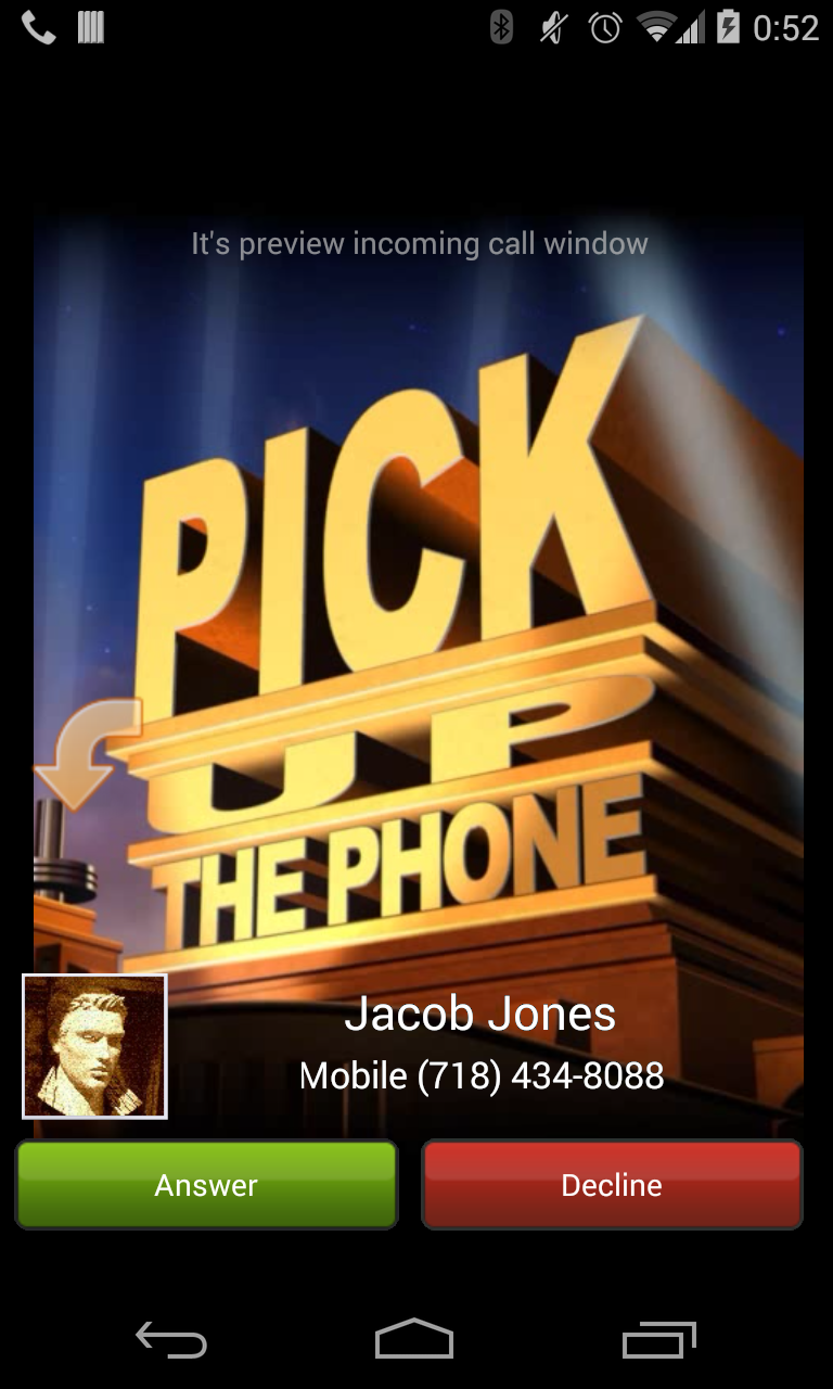 Video Caller Id (Pro) Screen 1