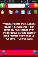 Quotes of Che APK Gambar Screenshot #1