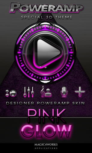 Poweramp skin Pink Magic