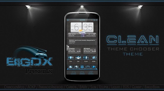 BigDX Clean Theme CM10 AOKP - screenshot thumbnail