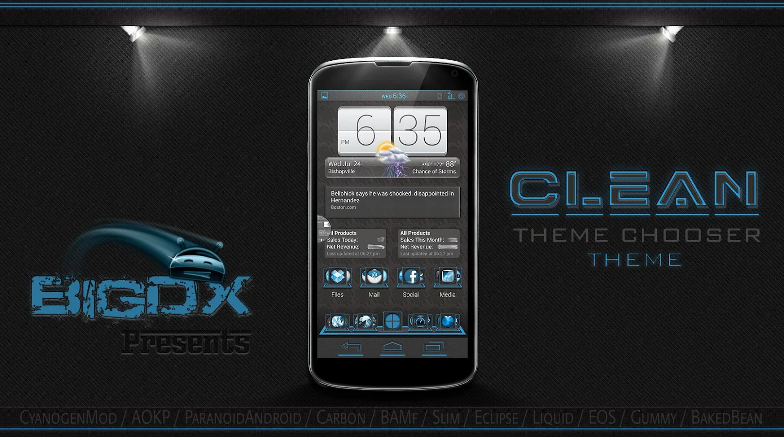 BigDX Clean Theme CM11 AOKP v2.5