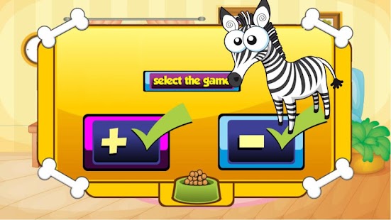 Zebra Kid Game Simple Math Screenshots 3