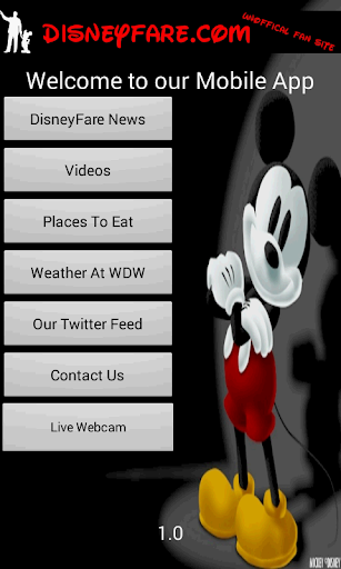 DisneyFare Mobile App