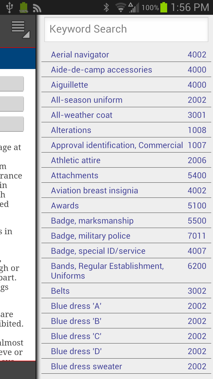 Marine Corps Uniforms Screen 2