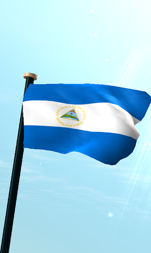 Nicaragua Flag 3D Free