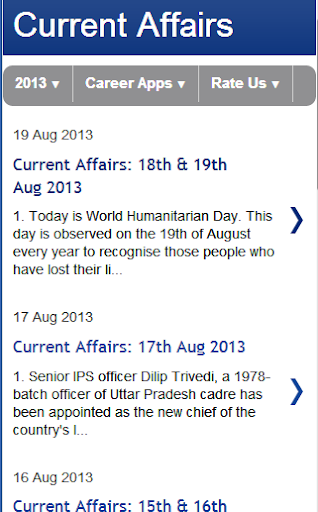 Current Affairs 2014 Latest