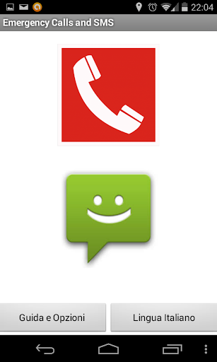 Chiamate e SMS di emergenza