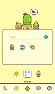 Free Download cactus friends dodol theme APK
