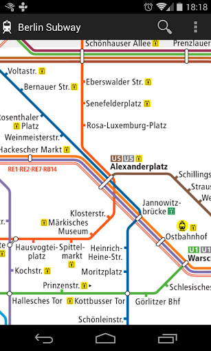 Berlin Subway Map. Free No Ads