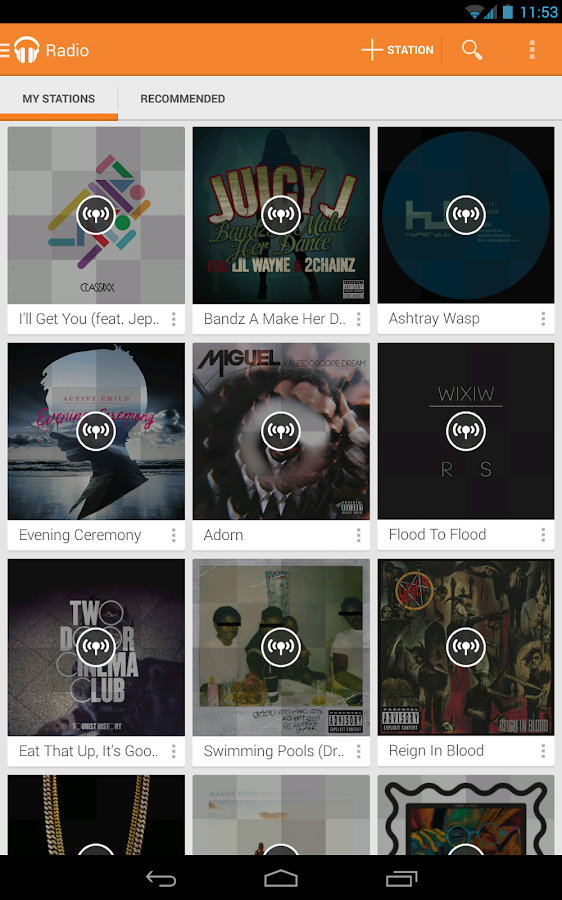 Google Play Music - screenshot
