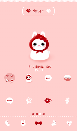 red hood rabbit dodol theme