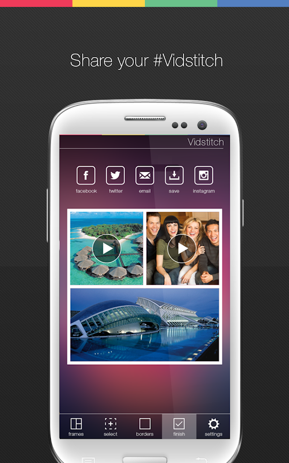 Vidstitch Free - Video Collage - screenshot