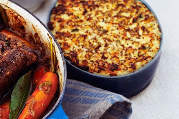 Cheesy mustard mash